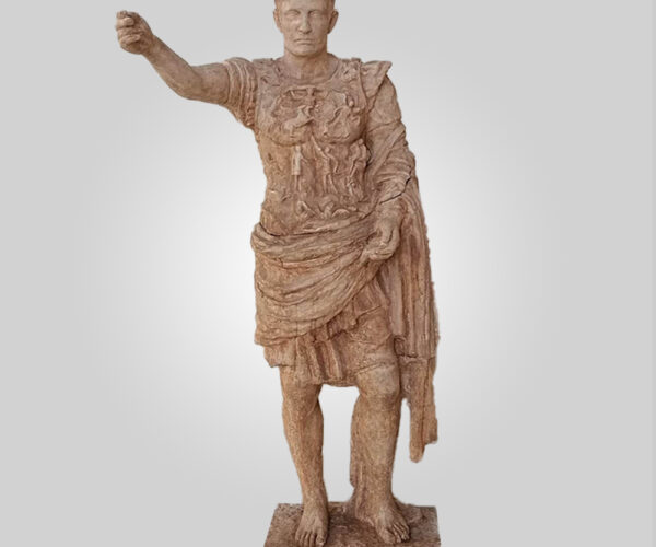 تمثال روماني الرخام الصناعي او عظم عاج