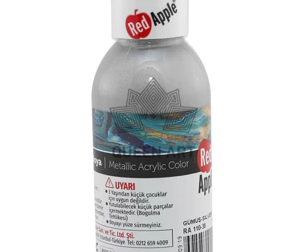 Red Apple Metallic Acrylic Paint - 100ml