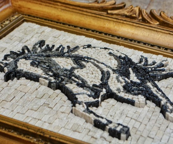 Horse Mosaic Painting On Wood