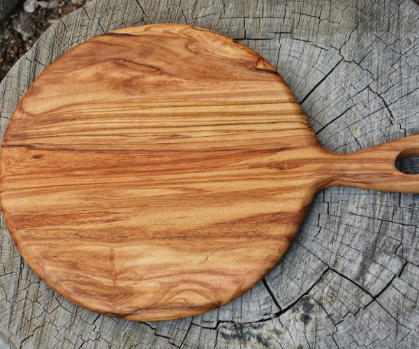 Round Wooden Serving Board