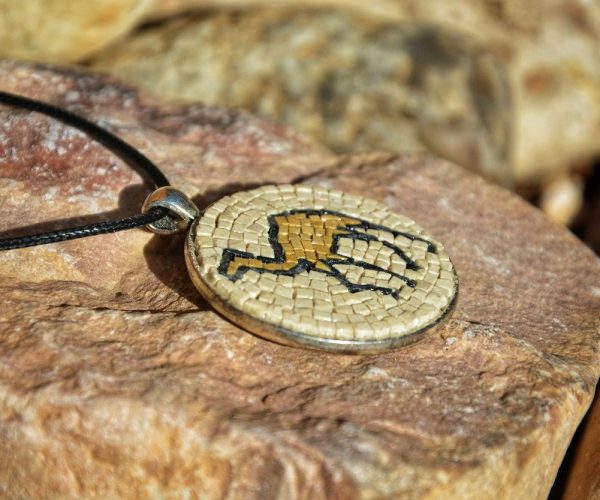 Camel Mosaic Necklace