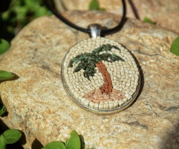 Date Tree Mosaic Necklace