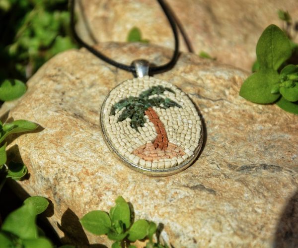 Date Tree Mosaic Necklace