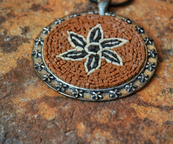 Flower Mosaic Necklace