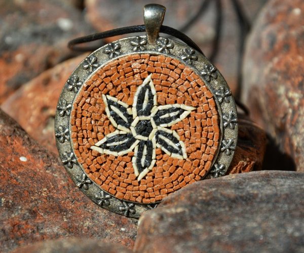 Flower Mosaic Necklace