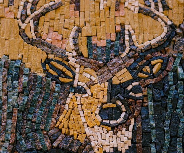 Wild Reindeer Mosaic Art