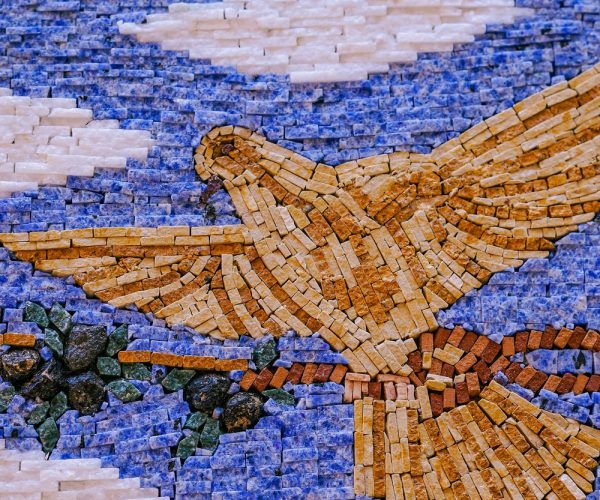 Flying Bird Mosaic Art Piece