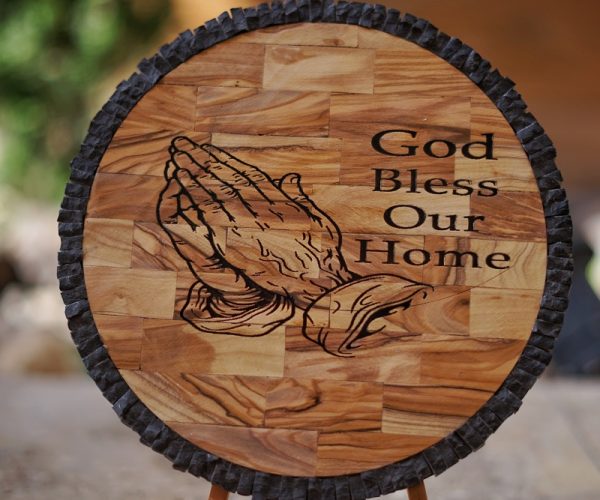 God Bless Our Home Mosaic Art