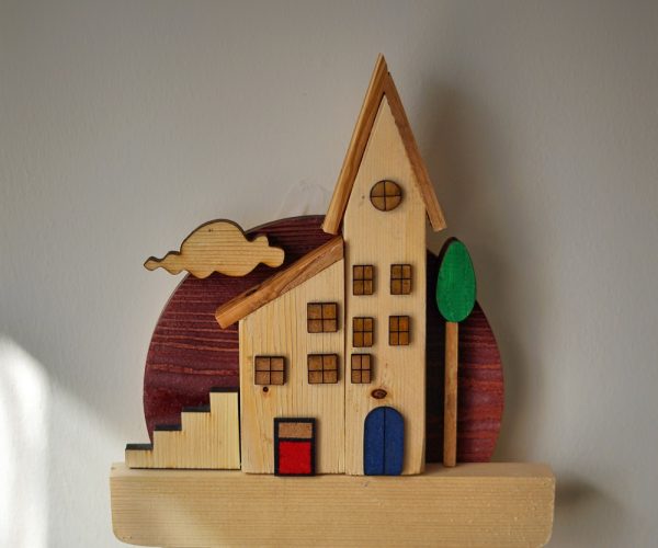 Wooden Key Hanging Art House