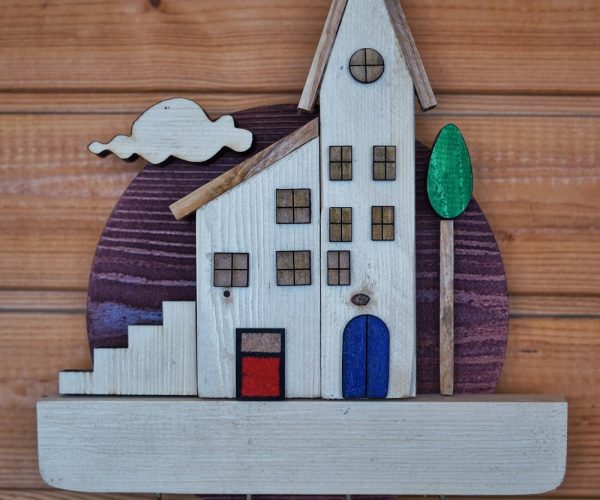 Wooden Key Hanging Art House