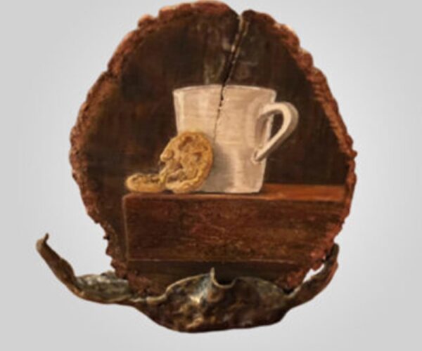 Coffee Oil Painting on Wood