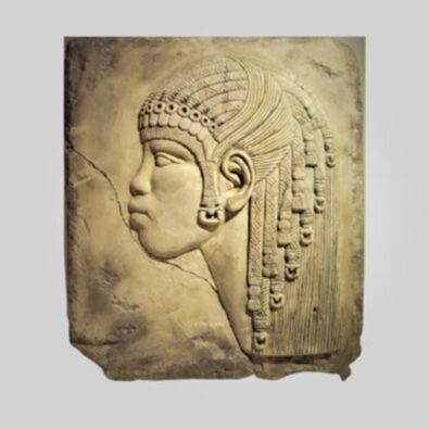 Pharaonic Gypsum Portrait Statue for sale
