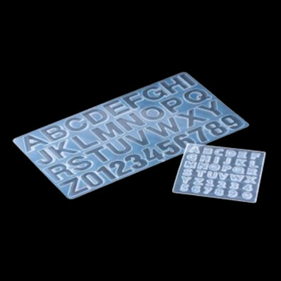 Number and Letter Mold for Epoxy Resin