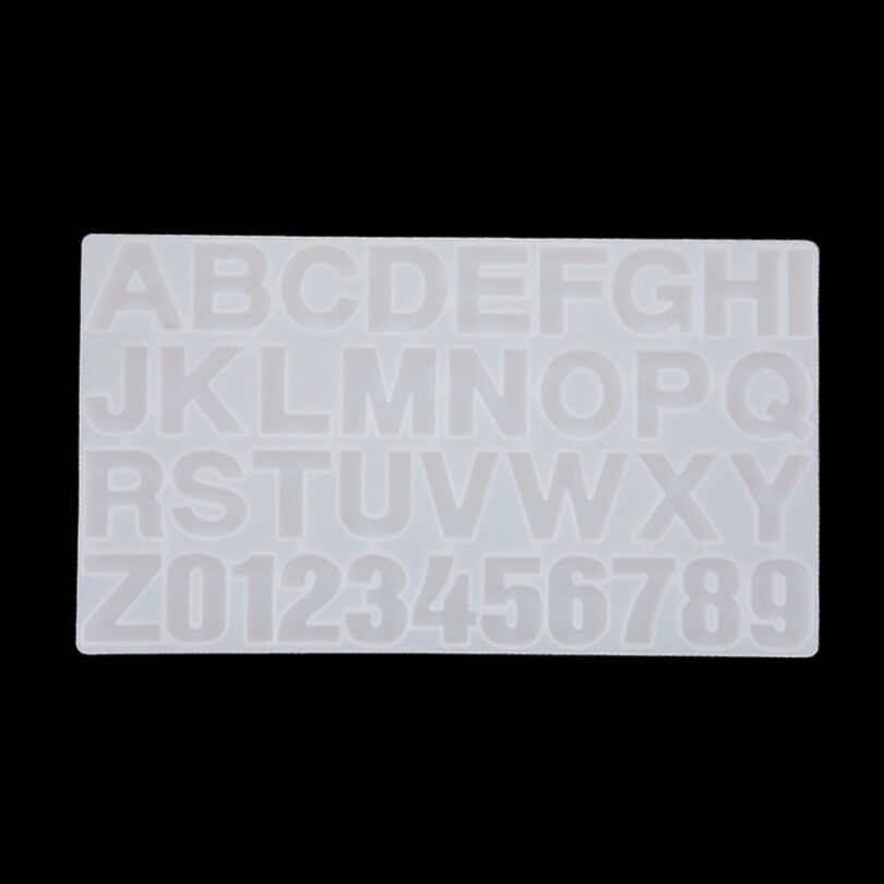 Letters and Numbers Small Size Mold for resin crafts