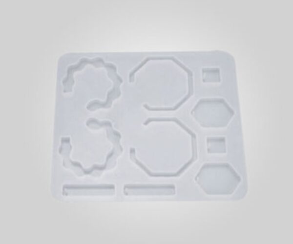 Dal  Earring Mold with Hole for Epoxy Resin Accessories
