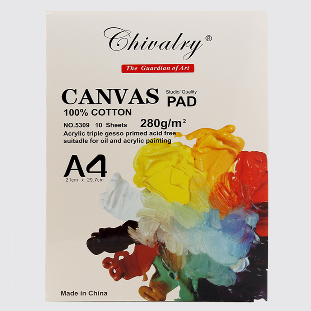 Chivalry Canvas Pad Acrylic & Watercolor 280gm – Stationeria