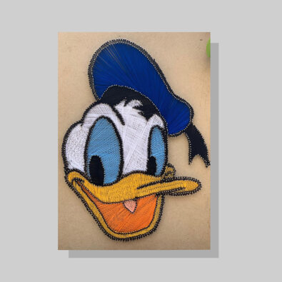 Donald Duck String Art Painting