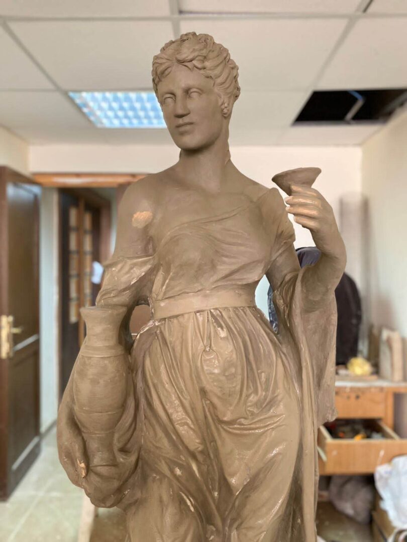 Artificial Marble Romani Sculpture