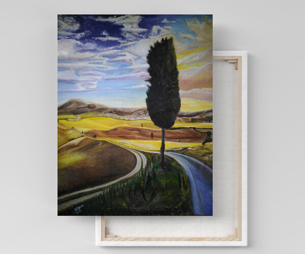 Road to Jerusalem Oil Painting