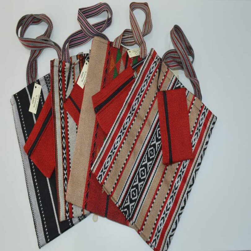 Handmade Bag With Wallet | Handcrafted Bedouin Cloth Bag