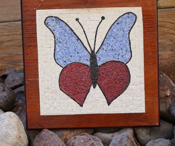Handcrafted Mosaic On Wood