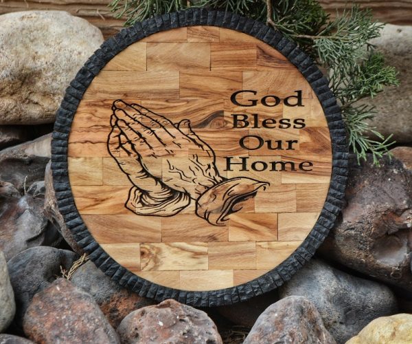 "God Bless Our Home" Mosaic Art,