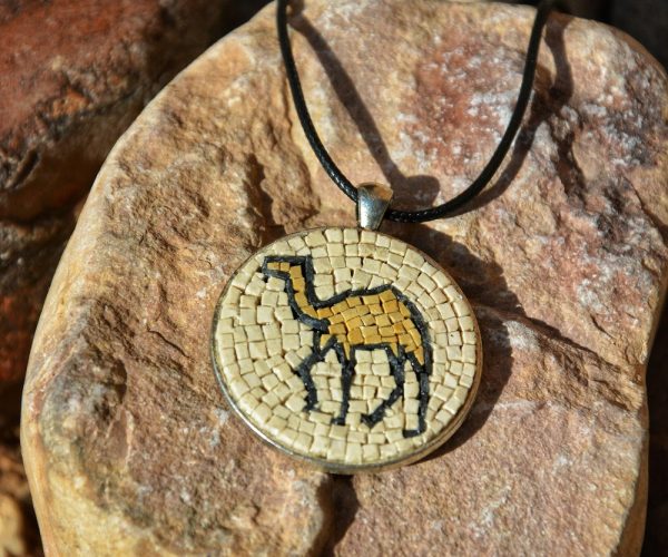 Camel Mosaic Necklace