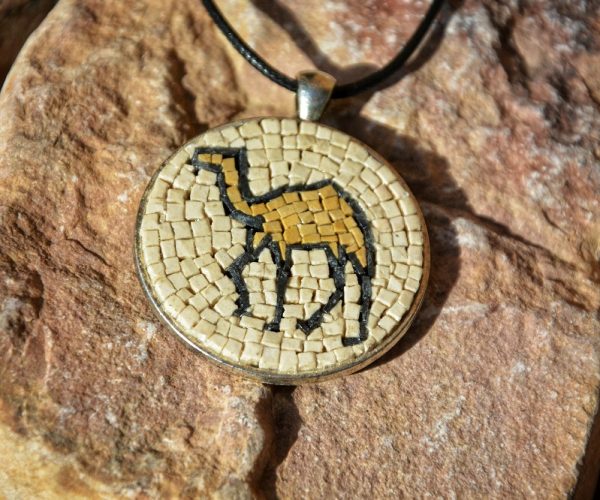 Camel Mosaic Necklace