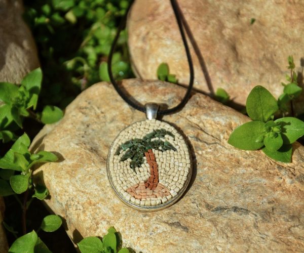 Date Tree Mosaic Necklace