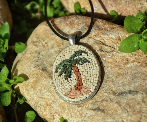 Date Tree Mosaic Necklace