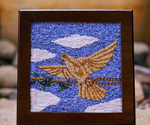 Flying Bird Mosaic Art Piece