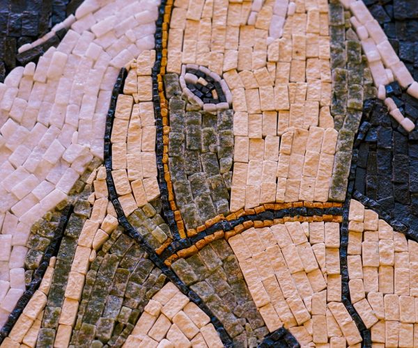Majestic Grace Horse Mosaic Art On Wood