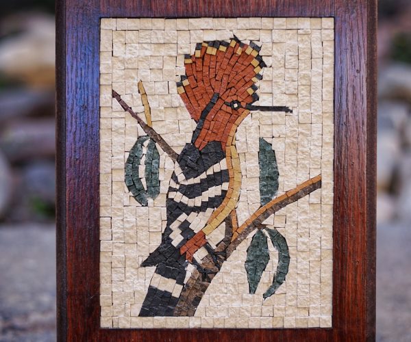 Solomon's Hoopoe Mosaic Art