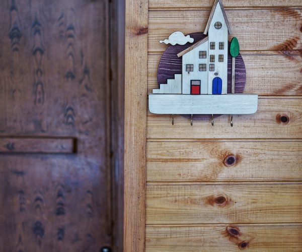 Wooden Key Hanging Art House